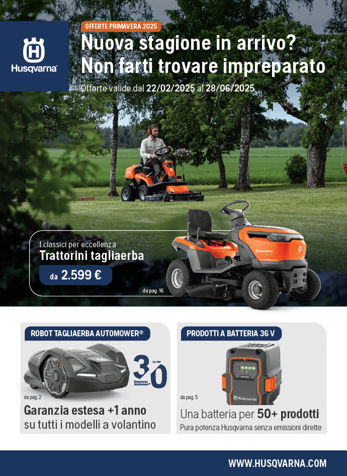 Husqvarna Offerte Primavera 2025
